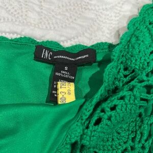 INC International Concepts Green Dress